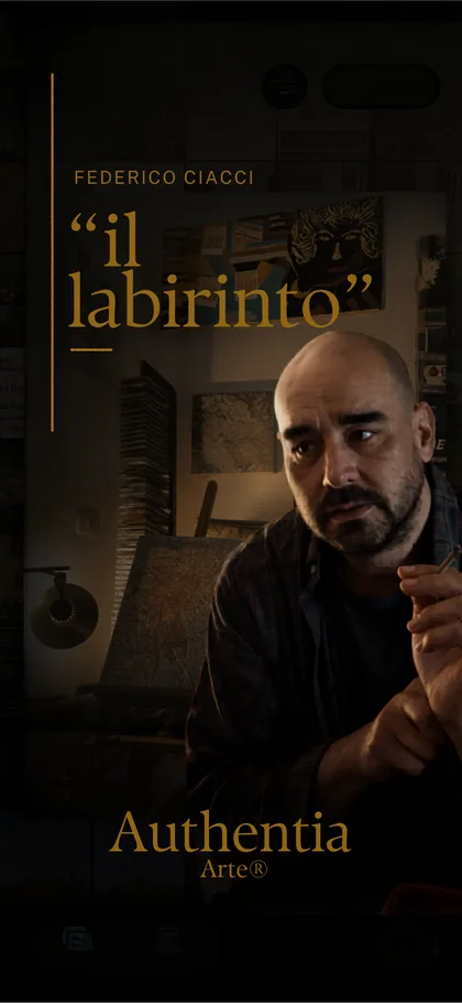 Federico Ciacci, il labirinto. Copertina del reel.